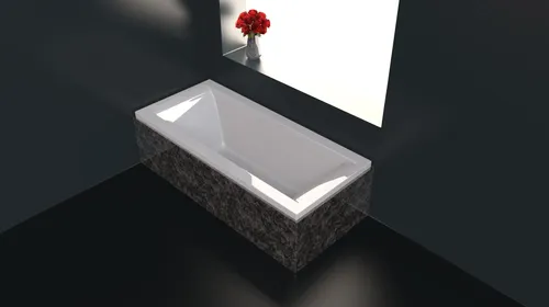 אמבטיה מלבנית אקרילית דגם 18 בגודל 180x80 ס