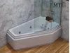 אמבטיה חצי פינתית תוצרת MTI-53 USA מידה 150X100 דגם 53