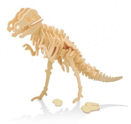 דינוזאור עץ לבניה ללא דבק (מגוון דמויות)