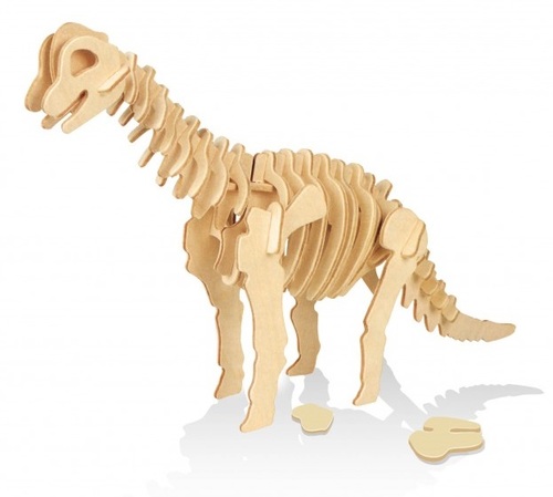 דינוזאור עץ לבניה ללא דבק (מגוון דמויות)