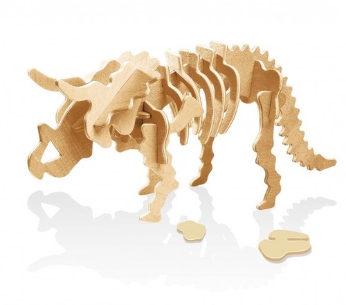 דינוזאור עץ לבניה ללא דבק (מגוון דמויות)