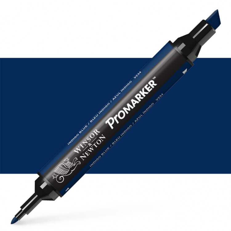 טוש מרקר פנטו Winsor& Newton Pomarker Indigo V234