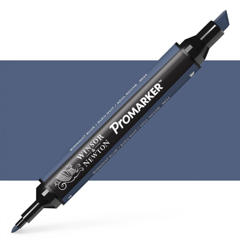 טוש מרקר פנטו Winsor& Newton Pomarker Midnight blu B624