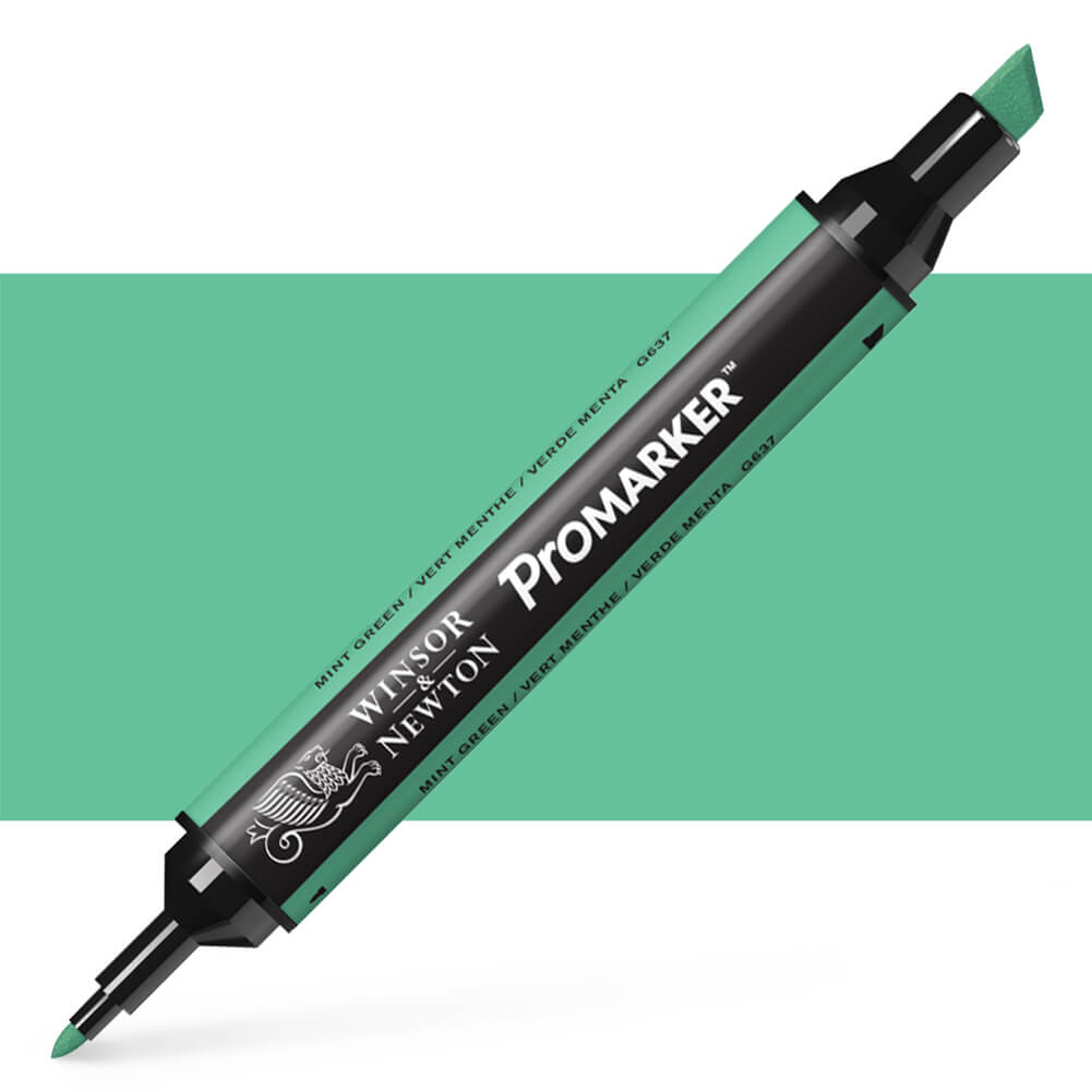 טוש מרקר פנטו Winsor& Newton Pomarker Mint green G637