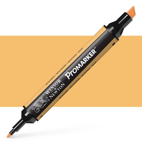 טוש מרקר פנטו Winsor& Newton Pomarker mustard O948