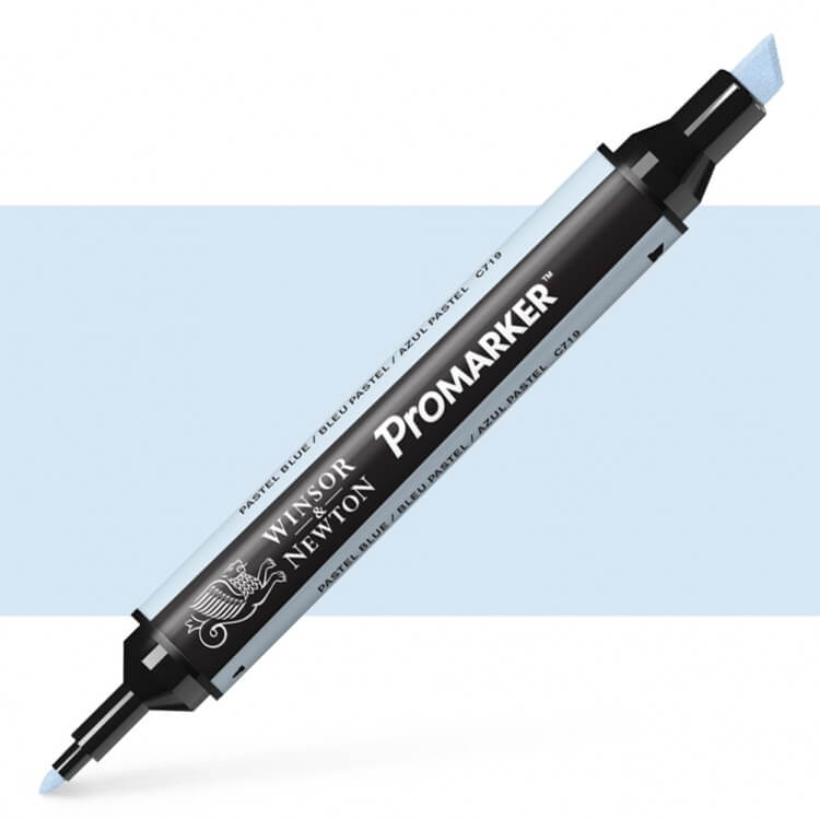 טוש מרקר פנטו Winsor& Newton Pomarker Pastel Blue C719