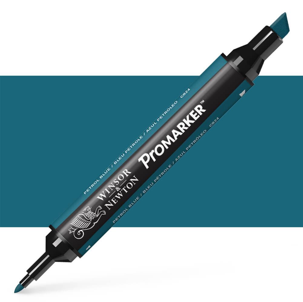 טוש מרקר פנטו Winsor& Newton Pomarker Petrol blue C824