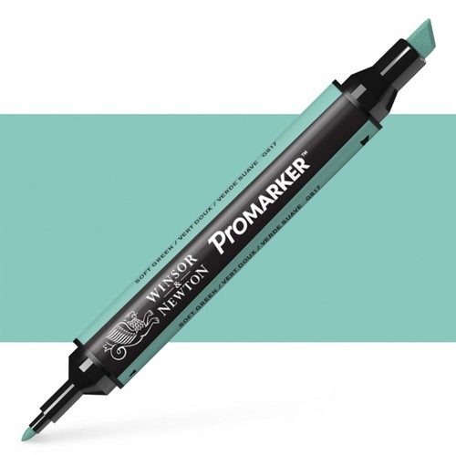 טוש מרקר פנטו Winsor& Newton Pomarker Soft green G817