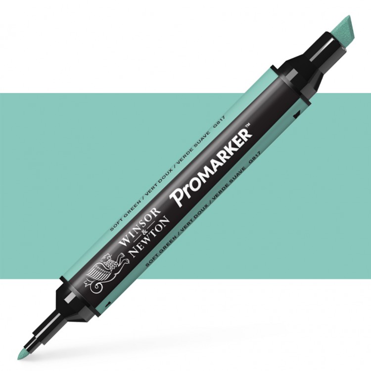 טוש מרקר פנטו Winsor& Newton Pomarker Soft green G817
