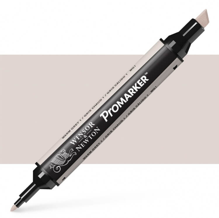 טוש מרקר פנטו Winsor& Newton Pomarker Warm Gray 1 WG1