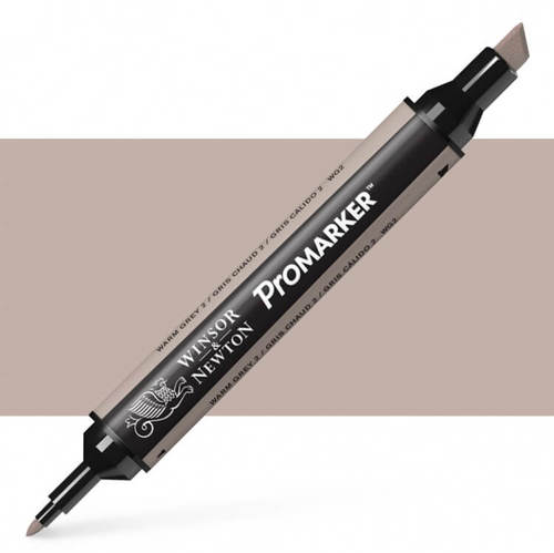טוש מרקר פנטו Winsor& Newton Pomarker Warm Gray 2 WG2