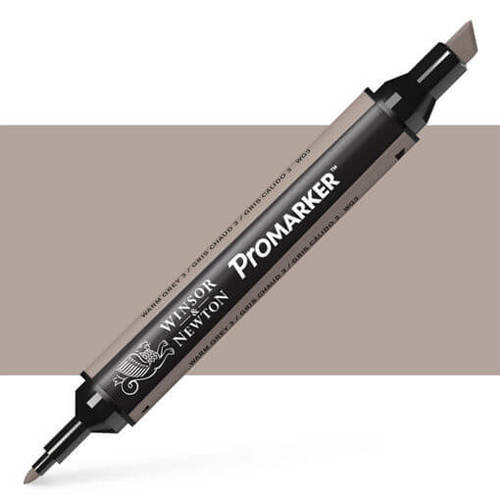 טוש מרקר פנטו Winsor& Newton Pomarker Warm Gray 3 WG3