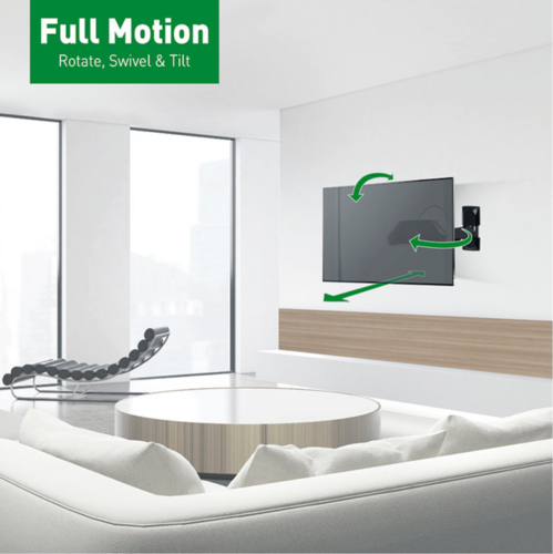 זרוע ברקן עם תנועה מלאה למסכי 13-43 אינץ' 