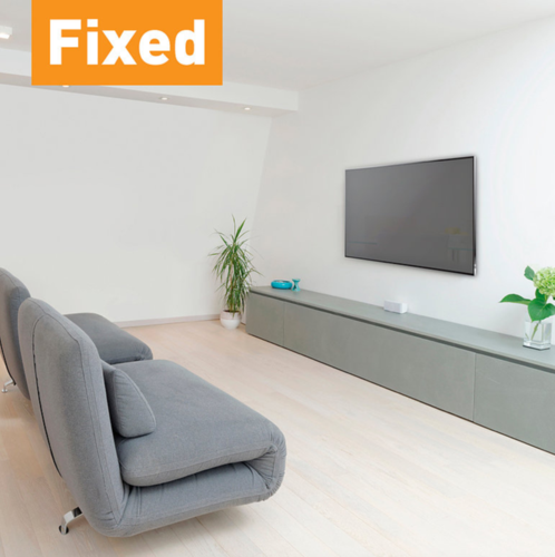 זרוע ברקן קבועה עם נעילה קפיצית למסכי 13-43 אינץ' 