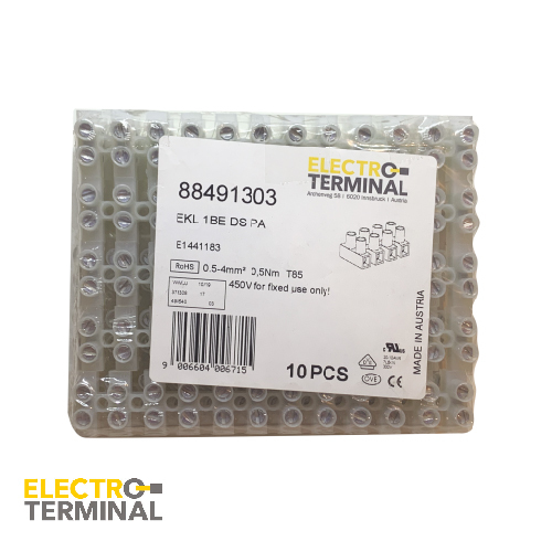 מהדק מס' 1 (12 יח' שורה) פחית דגם EKL-1 אוסטרי ELECTRO TERMINAL