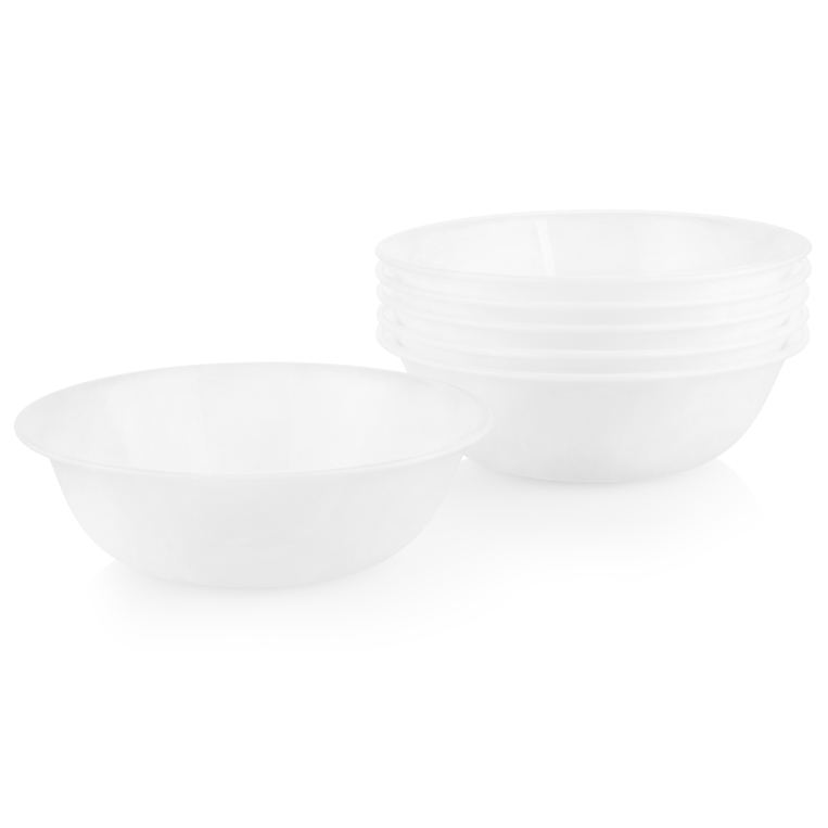 מארז 6 בול למרק 532 מ"ל, וינטר פרוסט וויט | Corning Ware Winter Frost White