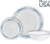 סט צלחות 24 חלקים, קורנינג אושן בלוז | Corning Ware Ocean Blues