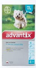Advantix טיפות - טיפול בפרעושים וקרציות לכלבים
