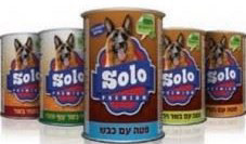 סולו פרימיום Solo Premium שימורים לכלב נתחי בשר 415 גרם