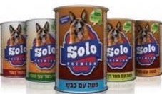 סולו פרימיום Solo Premium שימורים לכלב נתחי בשר 415 גרם