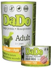 דאדו Dado שימורים לכלב חזיר 400 גרם