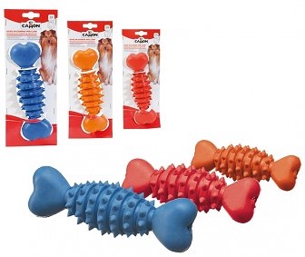 קמון Camon נשכן בצורת עצם עם ניטים לכלב