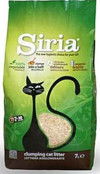 סיריה Siria חול לחתול מקלחי תירס נשטף באסלה 7 ליטר