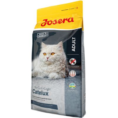 גוסרה Josera Catelux מזון לחתול בוגר סילוק כדורי שיער ברווז ותפוח אדמה 2 ק"ג