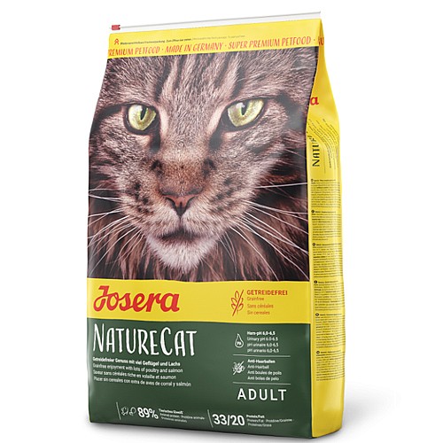 גוסרה Josera NatureCat מזון לחתול בוגר ללא דגנים עוף וסלמון 2 ק"ג