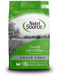 נוטרי סורס Nutri Source מזון לחתול עוף ברווז ואפונה ללא דגנים 3 ק"ג