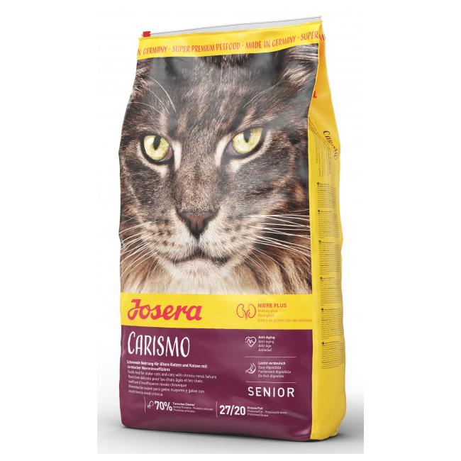 גוסרה Josera Carismo מזון לחתול מבוגר לתפקודי כליה סלמון 10 ק"ג