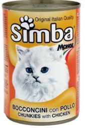 סימבה Simba שימור בטעם עוף  415 גרם