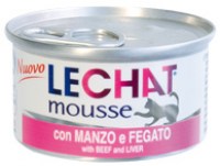 להשט Lechat שימור בטעם מוס עם בקר וכבד 85 גרם