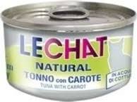 להשט Lechat Natural  מעדן לחתול טונה וגזר בג