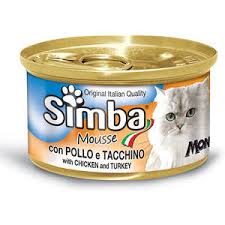 סימבה Simba מעדן לחתול עוף והודו 85 גרם