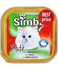 סימבה Simba מעדן לחתול בשר עגל חלב 100 גרם