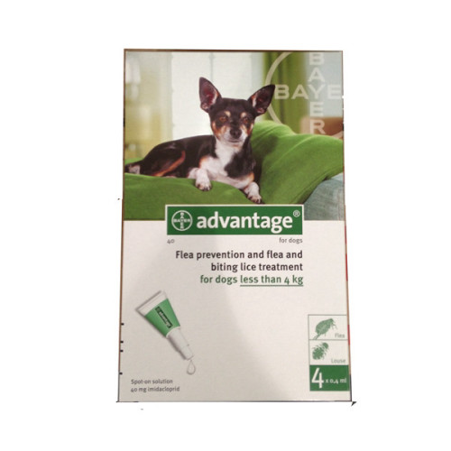 Advantage טיפות - טיפול בפרעושים וקרציות לכלבים