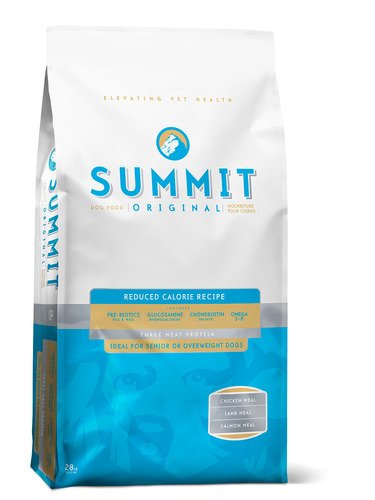 סאמיט Summit מזון לכלבים מעל גיל 8 לכל הגזעים טעם עוף כבש וסלמון 12.7 ק"ג