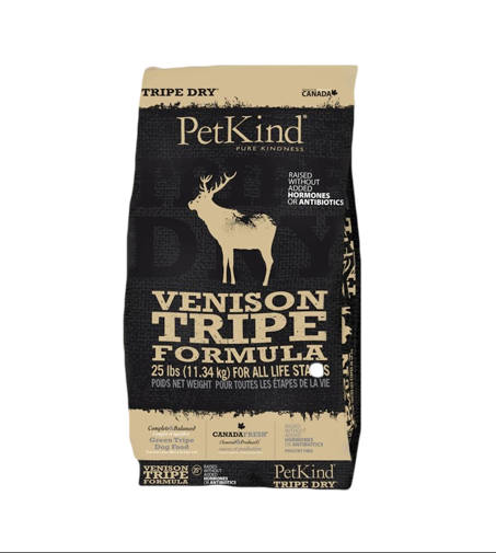 PetKind פטקיינד מזון לכלב 11.3 ק"ג ללא דגנים מסדרת גולד על בסיס בשר צבי