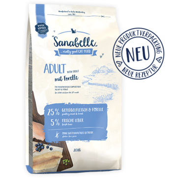Sanabelle סאנאבל מזון לחתול בוגר 10 ק"ג  על בסיס דג פורל 