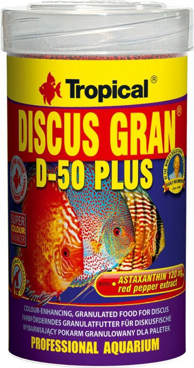 טרופיקל מזון דפים D50 PLUS מחזק צבע לדסקוסים  250 מל