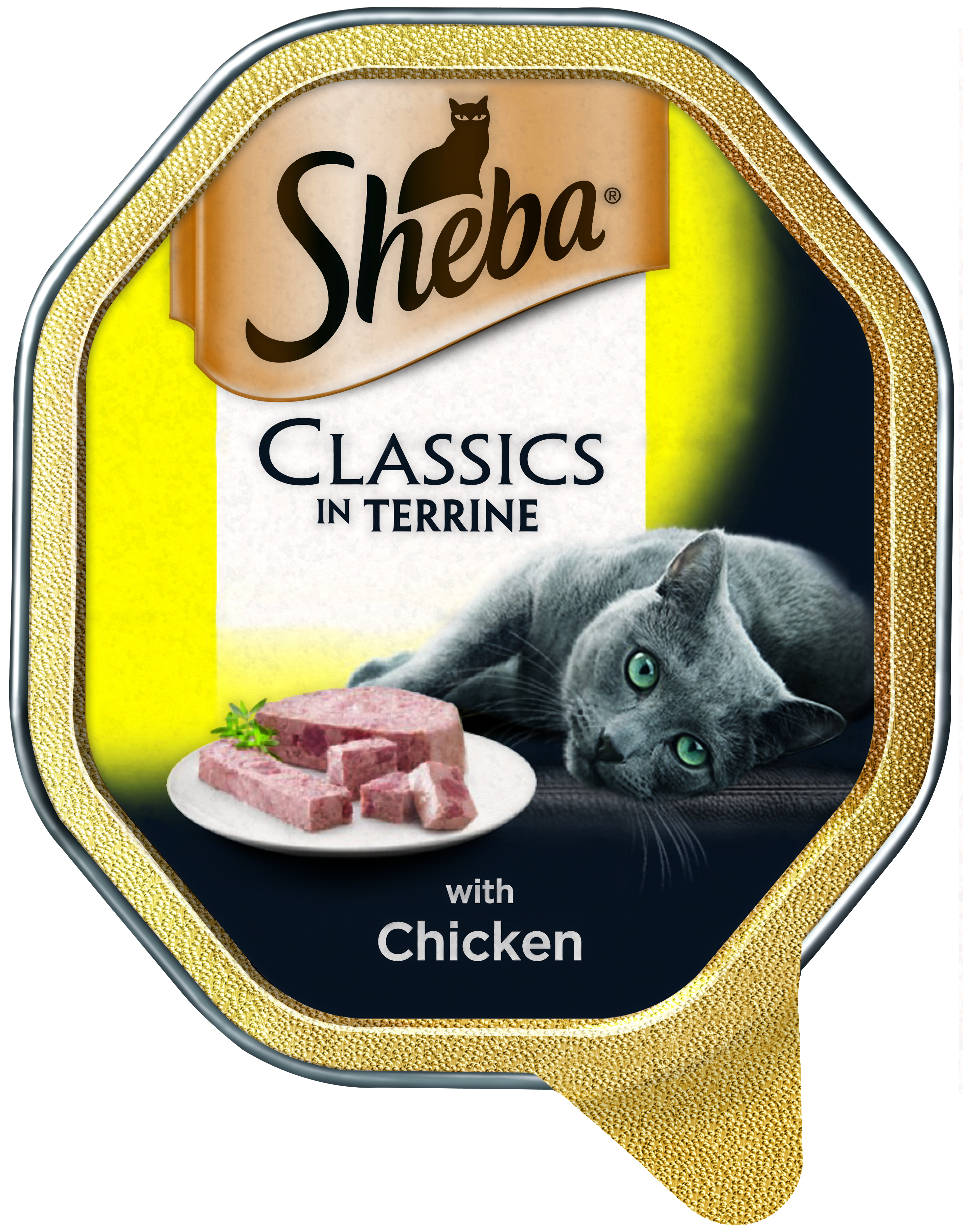 שיבא קלאסיק מעדן עוף לחתולים במרקם פטה 85 ג"ר Sheba