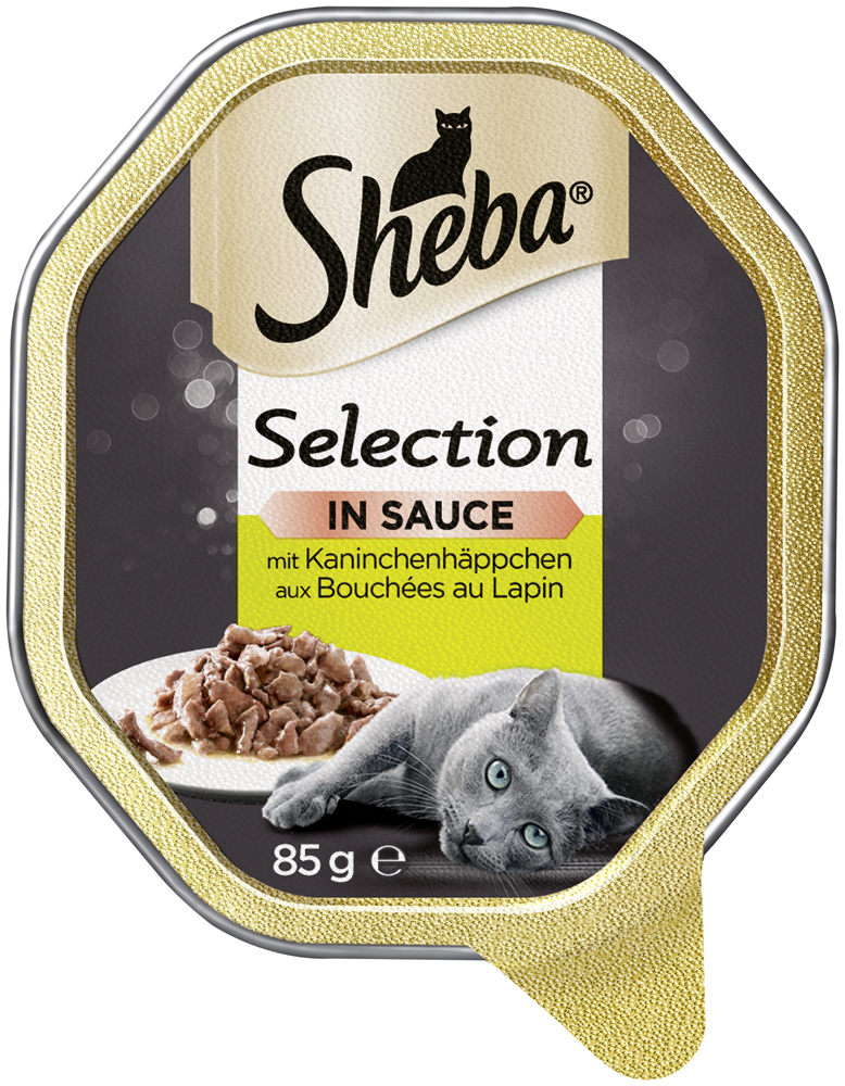 שיבא סלקשיין בקר ברוטב, מעדן לחתול 85 ג"ר Sheba