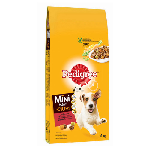 Pedigree פדיגרי אדלוט מזון לכלב קטן בקר וירקות 2 ק