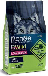 מונג 12 קג חזיר בר Bwild LOW GRAIN WILD BOAR