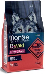 מונג 12 קג בוגר אייל Bwild LOW GRAIN DEER 