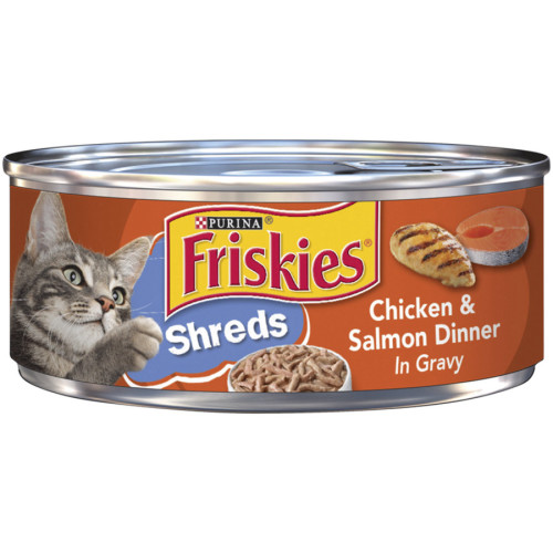 פריסקיז נתחי עוף וסלמון ברוטב- 156 גרם Friskies