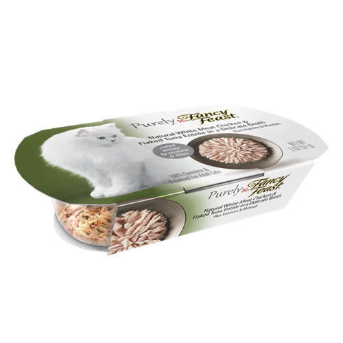 פיורלי פנסי פיסט נתחי עוף וטונה ברוטב PURELY FANCY FEAST