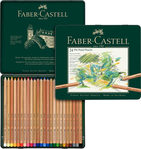 סט 24 יח עפרון צבעוני Faber castel pastel