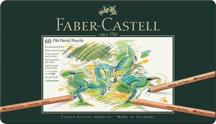 סט 60 עפרונות מקצועיים faber castell pitt